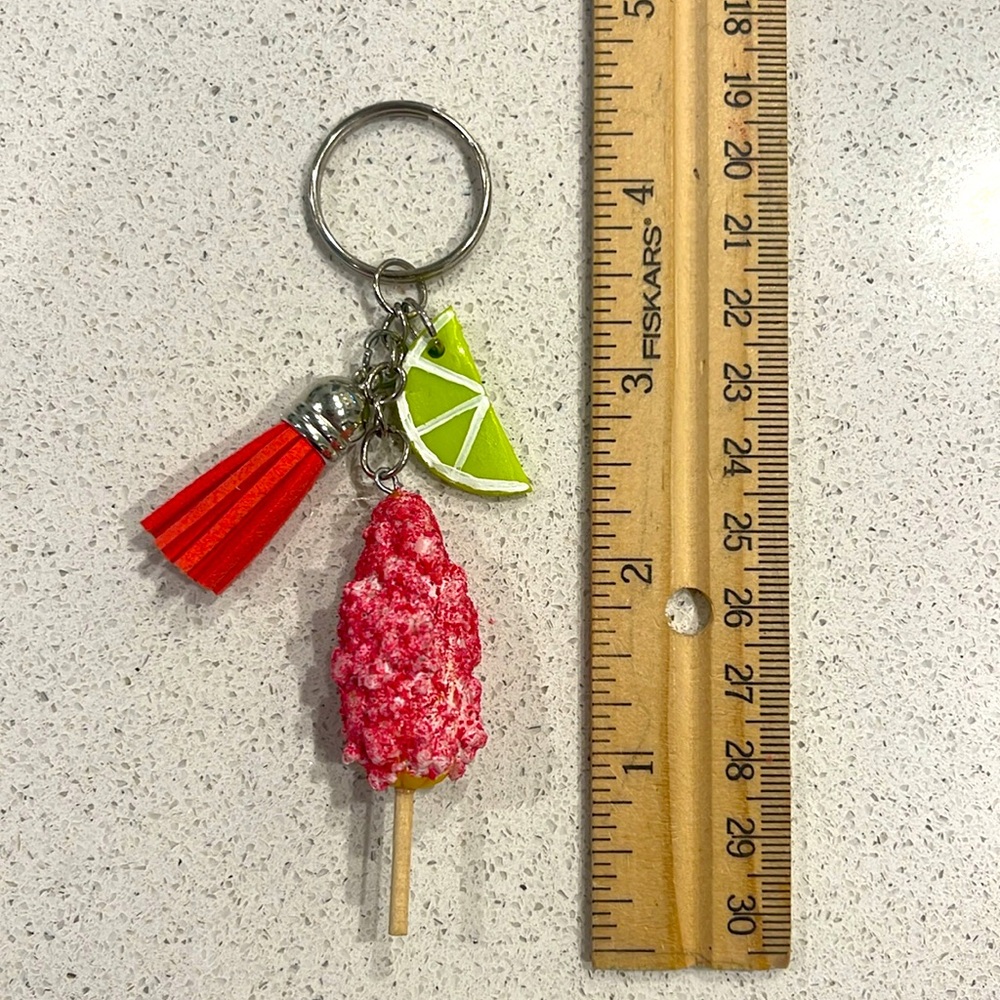 Mexican Elote w/ Limon Keychain - Fun and Unique Gift - Picture 3 of 3